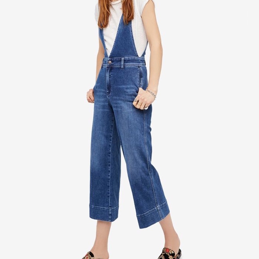 Free People A-line Overalls